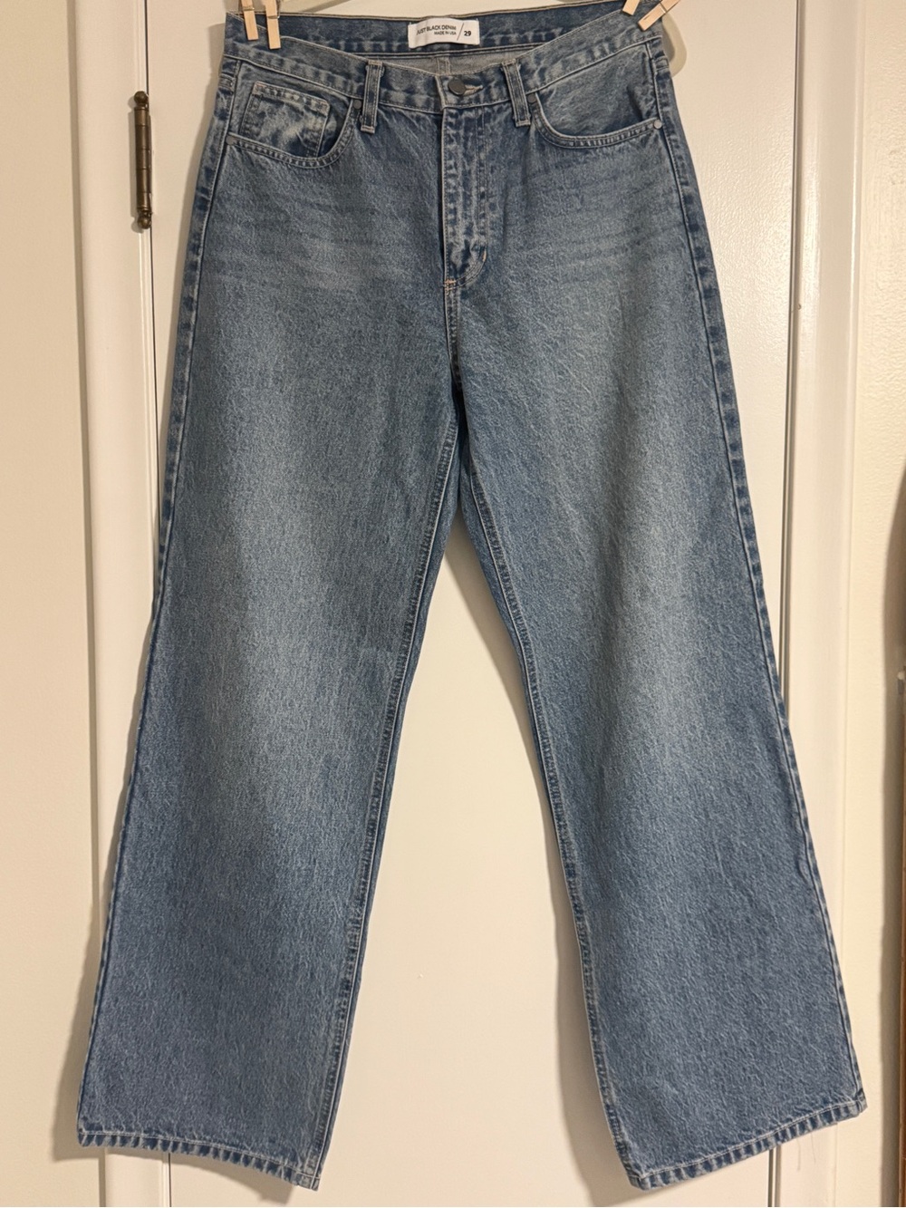 The Relaxed Straight Leg Jean by Just Black Denim (Size 29)